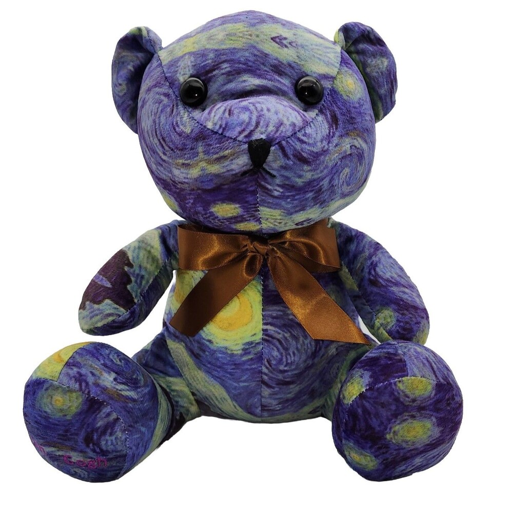 Van Gogh Lighthouse Immersion Experience Starry Night Bear 12" Plush